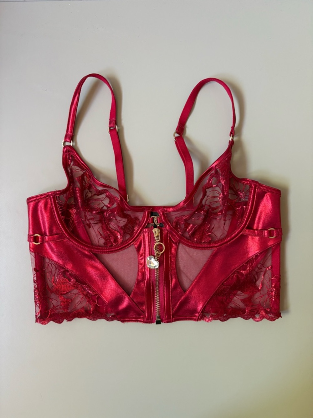 Honey Birdette Red Bustier 34C